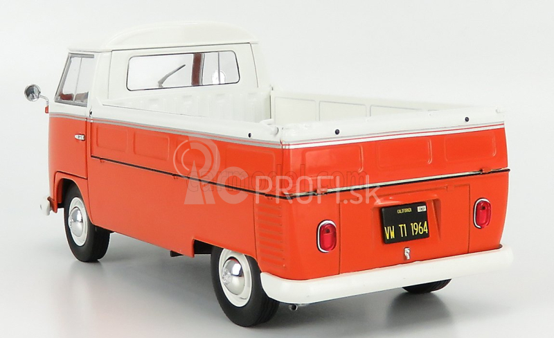 Solido Volkswagen T1 Pick-up otvorený 1950 1:18 oranžová biela