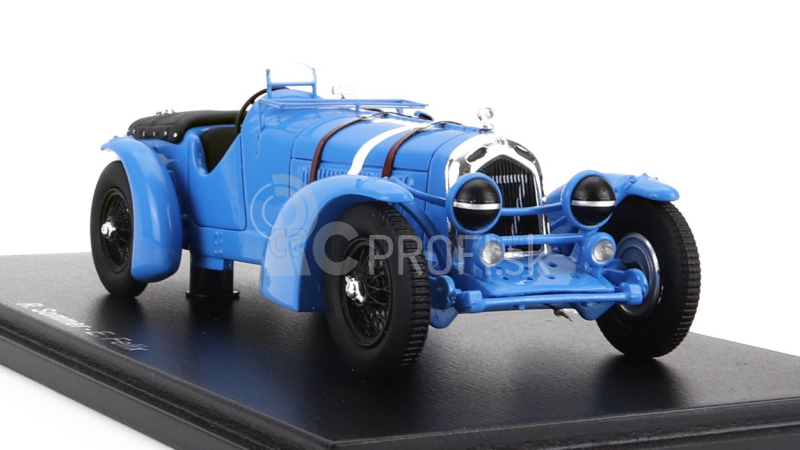 Spark-model Alfa romeo 8c 2.4l S8 Spider Team R.sommer N 7 24h Le Mans 1934 R.sommer - E.felix 1:43 Light Blue