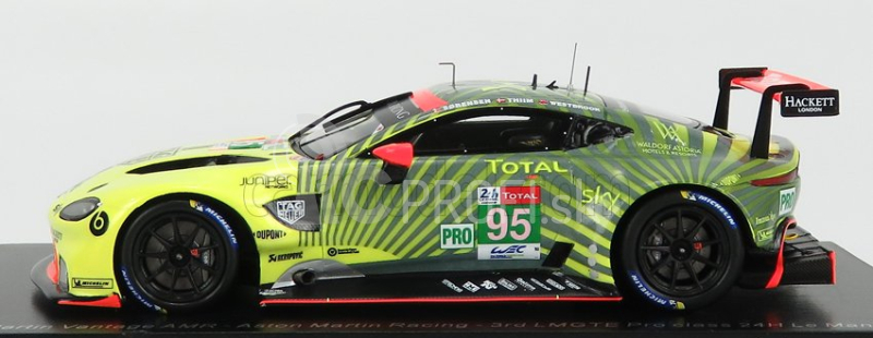 Spark-model Aston Martin Vantage Amr 4.5l Turbo V8 Team Aston Martin Racing N 95 24h Le Mans 2020 M.sorensen - N. Thiim - R.westbrook 1:43 Yellow