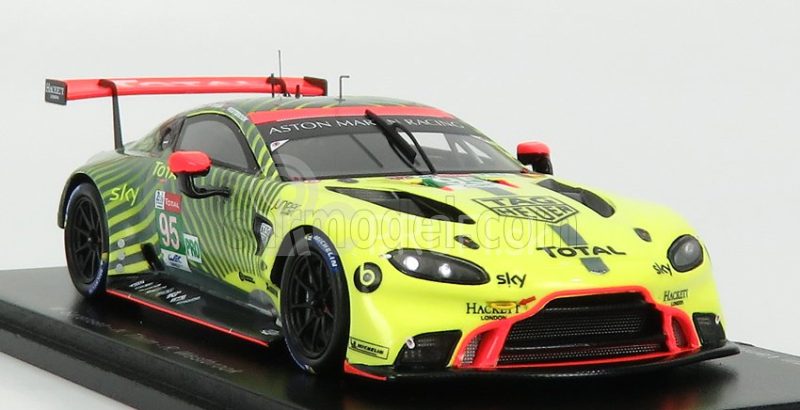 Spark-model Aston Martin Vantage Amr 4.5l Turbo V8 Team Aston Martin Racing N 95 24h Le Mans 2020 M.sorensen - N. Thiim - R.westbrook 1:43 Yellow