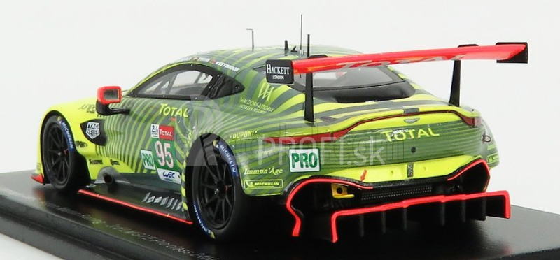 Spark-model Aston Martin Vantage Amr 4.5l Turbo V8 Team Aston Martin Racing N 95 24h Le Mans 2020 M.sorensen - N. Thiim - R.westbrook 1:43 Yellow