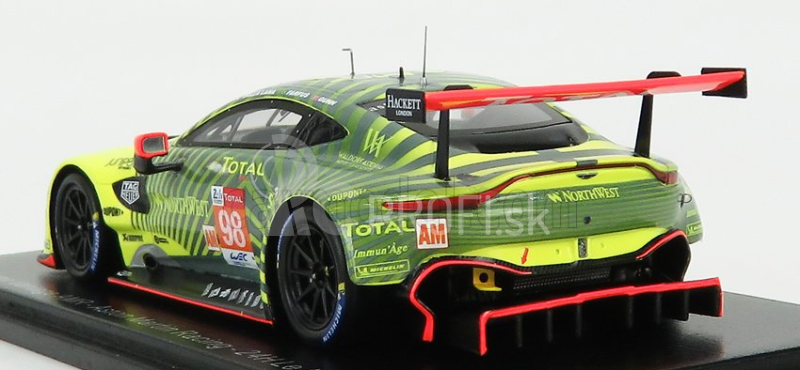 Spark-model Aston martin Vantage Amr Team Aston Martin Racing N 98 33rd 24h Le Mans 2020 P.della Lana - A.farfus - R.gunn 1:43 Yellow