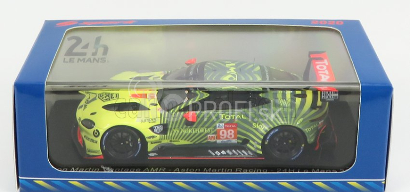 Spark-model Aston martin Vantage Amr Team Aston Martin Racing N 98 33rd 24h Le Mans 2020 P.della Lana - A.farfus - R.gunn 1:43 Yellow