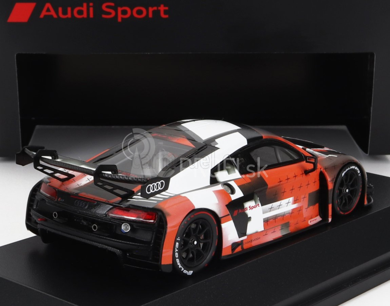 Spark model Audi R8 Lms Gt3 Evo Ii Presentation 2022 1:43 White Red Black