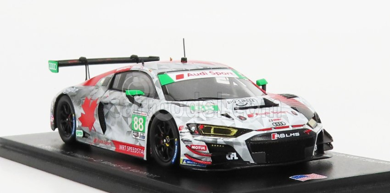 Spark model Audi R8 Lms Gt3 Team Wrt Speedstar Audi Sport N 88 3rd Gtd Class 24h Daytona 2020 M.bortolotti - R.ineichen - D.morad - D.vanthoor 1:43 White Grey Red