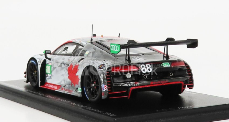 Spark model Audi R8 Lms Gt3 Team Wrt Speedstar Audi Sport N 88 3rd Gtd Class 24h Daytona 2020 M.bortolotti - R.ineichen - D.morad - D.vanthoor 1:43 White Grey Red