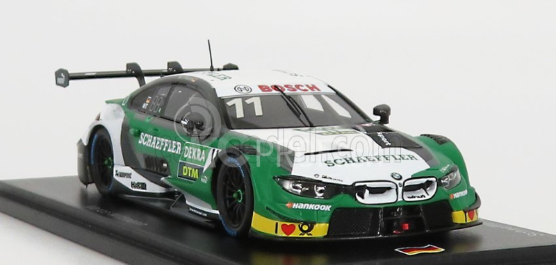 Spark-model BMW radu 4 M4 Schaeffler Team Rmg N 11 Hockenheim Dtm 2019 M.wittmann 1:43 Zelená Biela