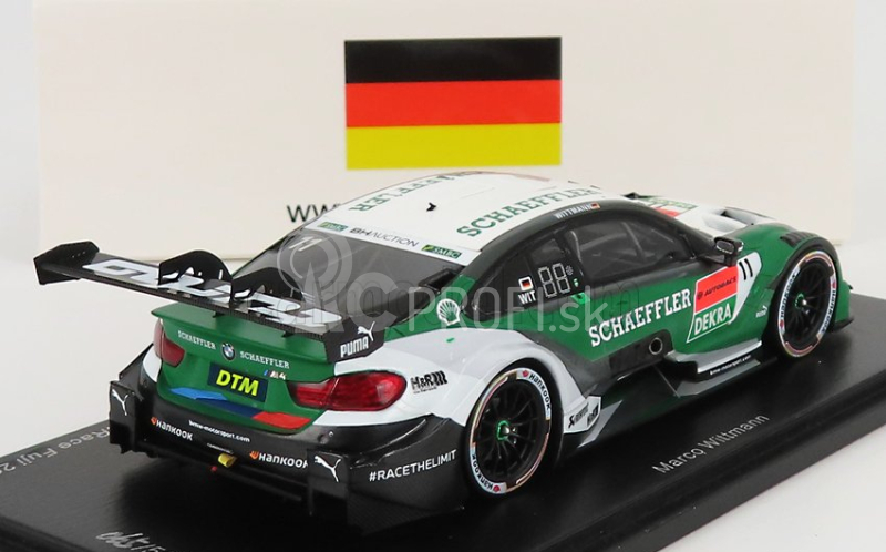 Spark-model BMW radu 4 M4 Schaeffler Team Rmg N 11 Super Gt Dream Race Fuji 2019 M.wittmann 1:43 Zelená Biela