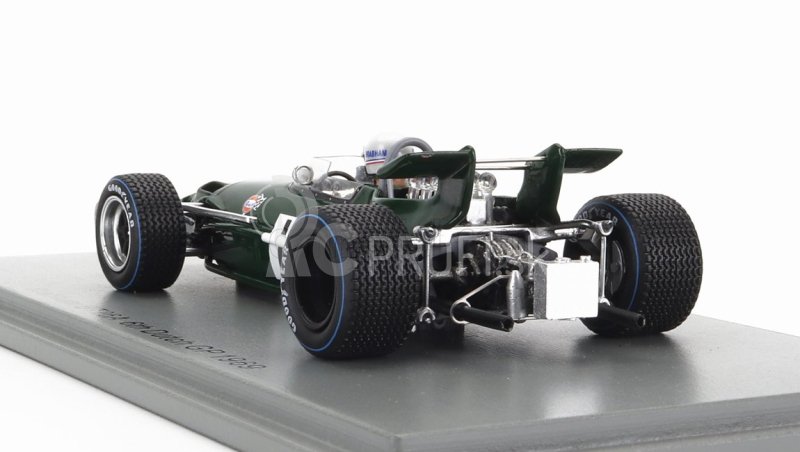 Spark-model Brabham F1 Bt26a N 11 Dutch Gp 1969 J.brabham 1:43 Zeleno-žltá