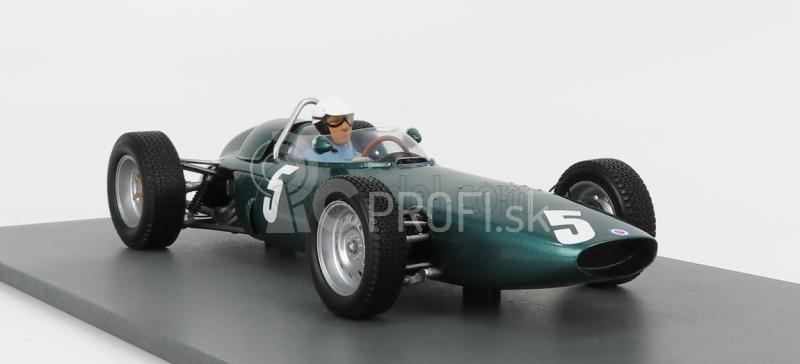 Spark-model BRM F1 N 5 Monaco Gp 1963 R.ginther 1:18 Green Met