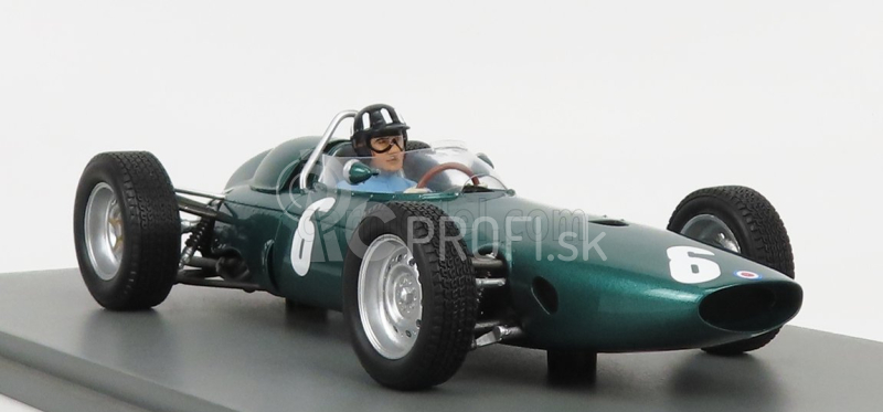 Spark-model BRM P57 N 6 Winner Monaco Gp 1963 G.hill - Con Vetrina - S vitrínou 1:18 Green Met