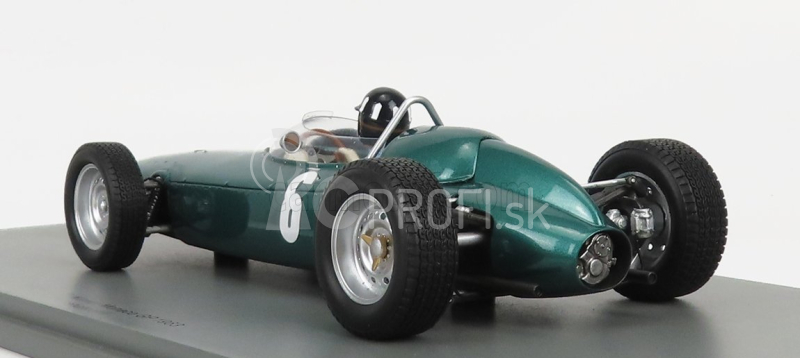 Spark-model BRM P57 N 6 Winner Monaco Gp 1963 G.hill - Con Vetrina - S vitrínou 1:18 Green Met