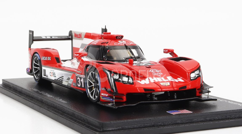 Spark-model Cadillac Dpi-v.r 5.5l V8 Team Whelen Engineering N 31 12h Sebring 2021 F.nasr - M.conway - P.derani 1:43 Červená Biela