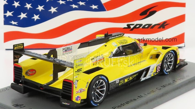 Spark-model Cadillac Dpi-v.r Team Jdc-miller Motorsport N 85 5. 24h Daytona 2020 J.piedrahita - M.leist - C.miller - T.vautier 1:43 Yellow Black