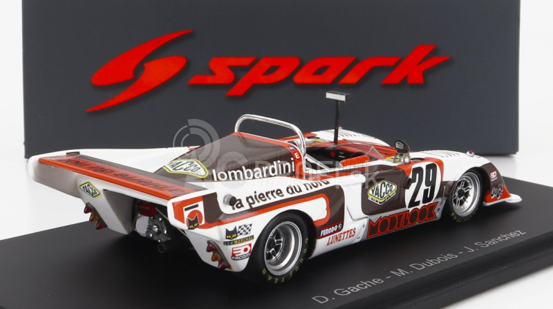 Spark-model Chevron B36 2.0l S4 Team Societe Racing N 29 24h Le Mans 1978 M.dubois - D.gache - J.sanchez 1:43 Biela červená čierna