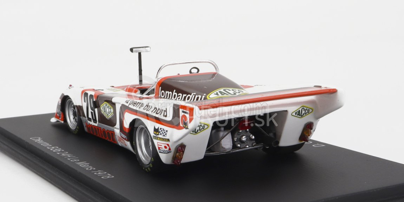 Spark-model Chevron B36 2.0l S4 Team Societe Racing N 29 24h Le Mans 1978 M.dubois - D.gache - J.sanchez 1:43 Biela červená čierna