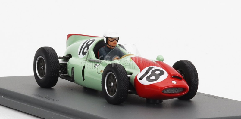 Spark-model Cooper F1 T51 N 18 4th Monaco Gp 1960 T.brooks 1:43 Zelená červená