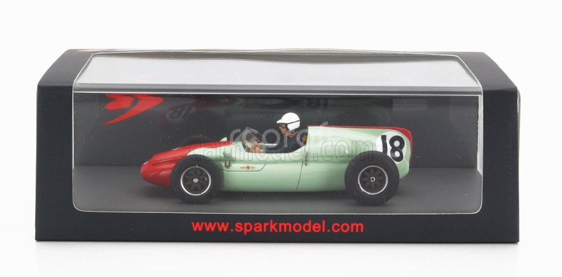 Spark-model Cooper F1 T51 N 18 4th Monaco Gp 1960 T.brooks 1:43 Zelená červená