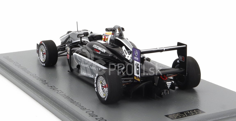 Spark-model Dallara F3 Team Van Amersfoort Racing N 15 2nd Macau Gp International Cup 2015 Charles Leclerc 1:43 Black