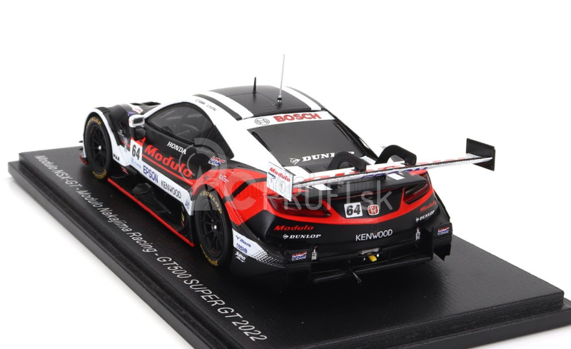 Spark-model Honda Nsx-gt Team Modulo Nakajiama Racing N 64 Gt500 Class Super Gt 2022 T.izawa - H.otsu 1:43 Biela Červená Čierna