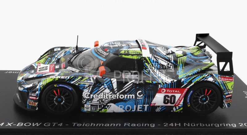 Spark-model KTM X-bow Gt4 Team Teichmann Racing N 60 24h Nurburgring 2021 S.brodmerkel - K.teichmann - E.kara Osman - L.kraihamer 1:43 Rôzne