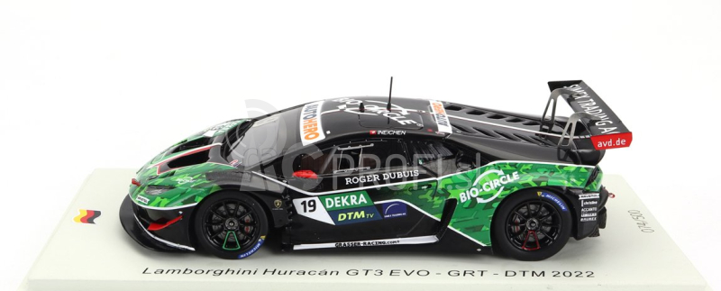 Spark-model Lamborghini Huracan Gt3 Evo N 19 Grt Dtm 2022 Rolf Ineichen 1:43 Black Green