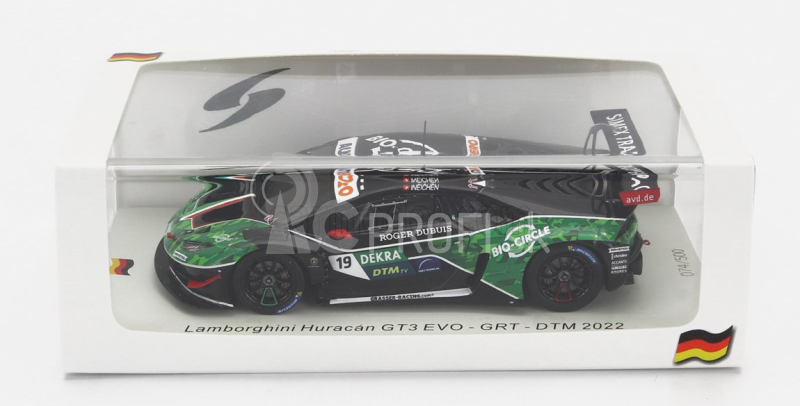 Spark-model Lamborghini Huracan Gt3 Evo N 19 Grt Dtm 2022 Rolf Ineichen 1:43 Black Green