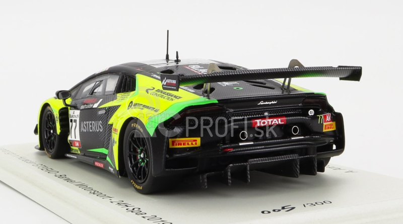 Spark-model Lamborghini Huracan Gt3 Evo Team Barwell Motorsport N 77 24h Spa 2019 A.amstutz - L.machitski - R.abra - P.kujala 1:43 Black Yellow