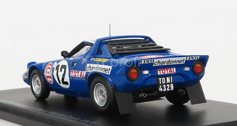 Spark-model Lancia Stratos Hf N 12 3rd Rally Montecarlo 1976 B.darniche - A.mahe 1:43 Modrá