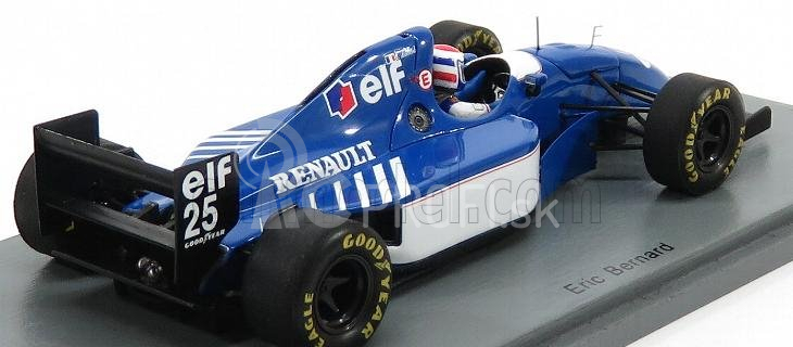 Spark-model Ligier F1 Js39b N 25 French Gp 1994 Eric Bernard 1:43 Modrá biela