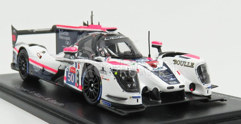 Spark-model Ligier Js P217 Gibson Gk428 4.2l V8 Team Larbre Competition N 50 24h Le Mans 2019 E.creed - R.ricci - N.boulle 1:43 White Black