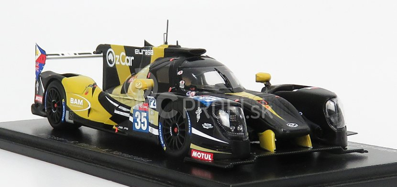 Spark-model Ligier Jsp217 Gibson Team Inter Eurasia Motorsport N 35 18. 24h Le Mans 2020 N.foster - R.merhi - N.yamanaka 1:43 Black Yellow