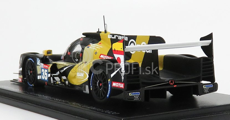 Spark-model Ligier Jsp217 Gibson Team Inter Eurasia Motorsport N 35 18. 24h Le Mans 2020 N.foster - R.merhi - N.yamanaka 1:43 Black Yellow