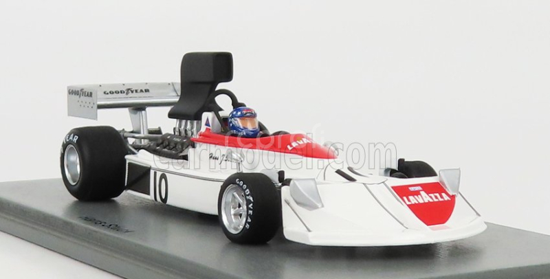 Spark-model March F1 751 N 10 German Gp 1975 H.stuck 1:43 Biela červená