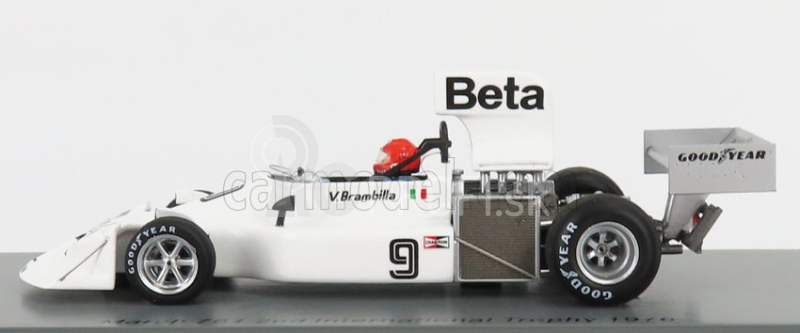 Spark-model March F1 761 N 9 2nd International Trophy 1976 V.brambilla 1:43 Biela