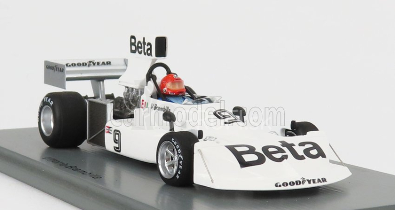 Spark-model March F1 761 N 9 2nd International Trophy 1976 V.brambilla 1:43 Biela