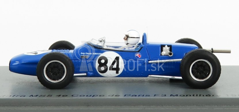 Spark-model Matra F3 Ms5 N 84 4. F3 Paris Montlhery Cup 1967 J.c.guenard 1:43 Modrá