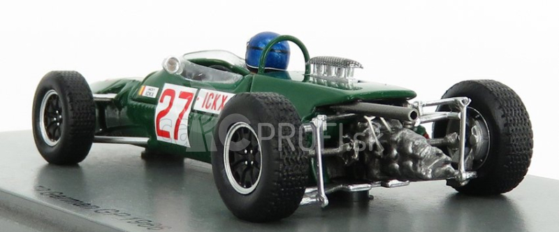 Spark-model Matra simca F1 Ms5 N 27 Germany Gp 1966 J.icks 1:43 Zelená