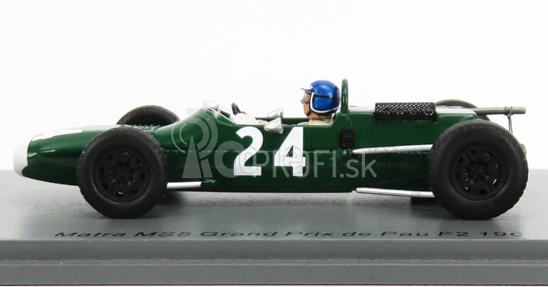 Spark-model Matra simca F2 M5s N 24 De Pau Gp 1966 J.ickx 1:43 Zelená