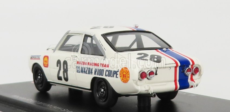 Spark-model Mazda R100 M10a N 28 24h Spa 1969 M.katakura - T.takechi 1:43 White Blue