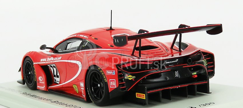 Spark-model Mclaren 720s Gt3 Team Balfe Motorsport N 22 British Gp Championship 2019 S.balfe - R.bell 1:43 Červená biela