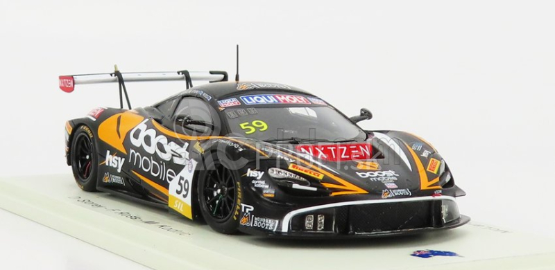 Spark-model Mclaren 720s Team 59racing N 59 12h Bathurst 2020 D.storey - F.ross - M.kodric 1:43 Black Yellow