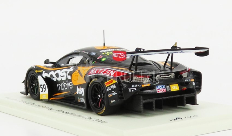 Spark-model Mclaren 720s Team 59racing N 59 12h Bathurst 2020 D.storey - F.ross - M.kodric 1:43 Black Yellow