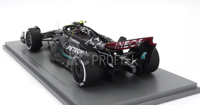 Spark-model Mercedes gp F1 W14 Team Mercedes-amg Petronas Formula One N 44 2nd Australian GP 2023 Lewis Hamilton 1:18 Matt Black