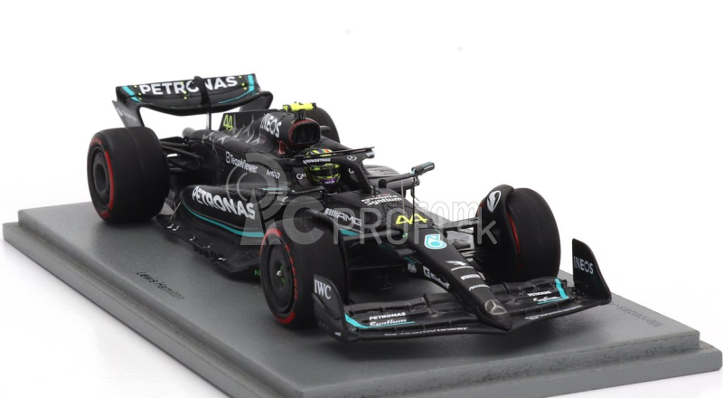 Spark-model Mercedes gp F1 W14 Team Mercedes-amg Petronas Formula One N 44 3rd British Gp 2023 Lewis Hamilton 1:43 Matt Black