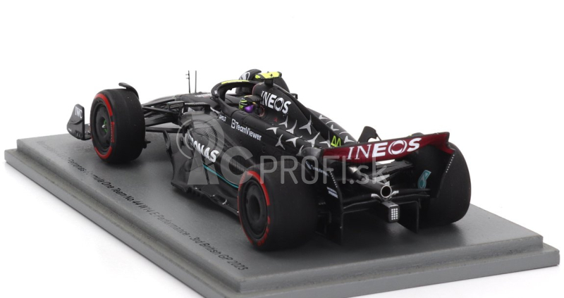 Spark-model Mercedes gp F1 W14 Team Mercedes-amg Petronas Formula One N 44 3rd British Gp 2023 Lewis Hamilton 1:43 Matt Black