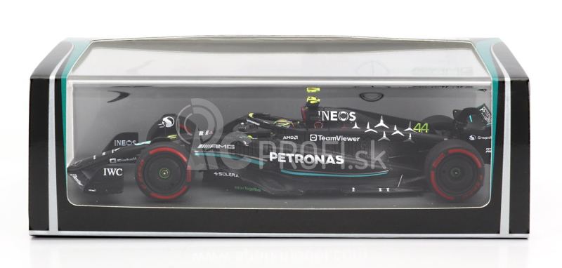 Spark-model Mercedes gp F1 W14 Team Mercedes-amg Petronas Formula One N 44 3rd British Gp 2023 Lewis Hamilton 1:43 Matt Black