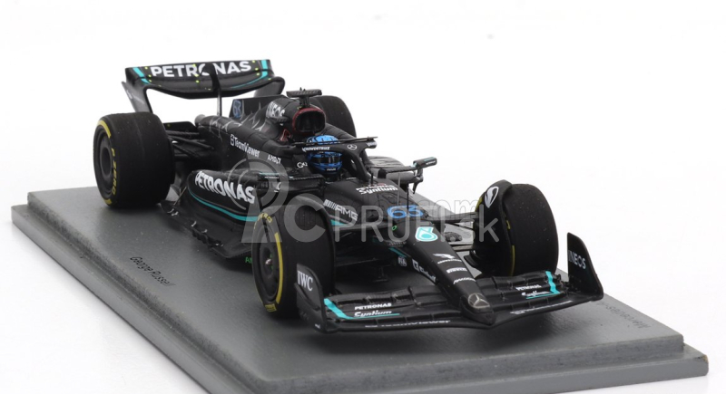 Spark-model Mercedes gp F1 W14 Team Mercedes-amg Petronas Formula One N 63 5th British Gp 2023 George Russel 1:43 Matt Black