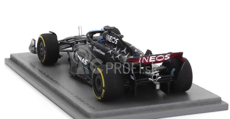 Spark-model Mercedes gp F1 W14 Team Mercedes-amg Petronas Formula One N 63 5th British Gp 2023 George Russel 1:43 Matt Black