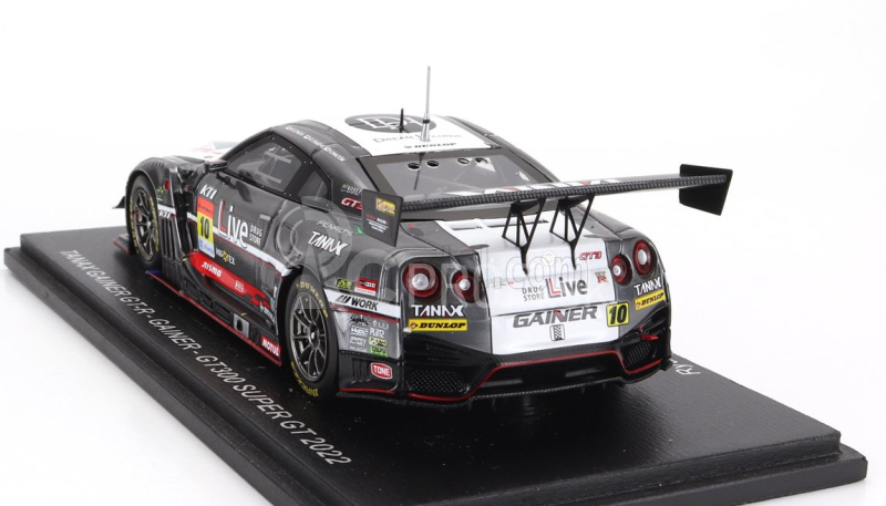 Spark-model Nissan Gt-r Team Gainer Tanax N 10 Gt300 Super Gt 2022 R.tomita - R.okusa 1:43 Bielo-sivá